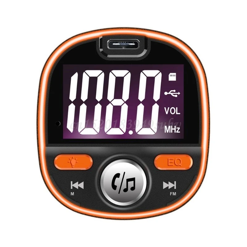 Автомобильный MP3-плеер OOTDTY QC3.0 с быстрой зарядкой Bluetooth 5 0 FM-передатчик