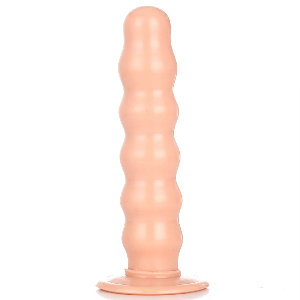 Unisex Suction Cup Beads Anal Dildo Big Wave Butt Plug Ass Anus Massage Stimulation Privacy Package Huge Erotic Penis |