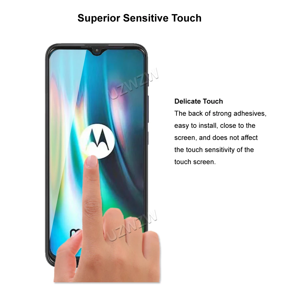 for motorola moto g9 play full coverage tempered glass phone screen protector protective guard film 2 5d 9h hardness free global shipping