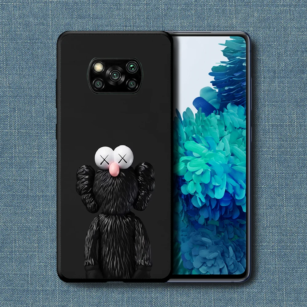 

kaw Trendy Brand Phone Case For Xiaomi Mi Note 10 A3 9 MAX 3 A2 8 9 Lite Pro Ultra black Prime Painting Cell Fashion Hoesjes