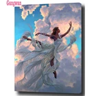 Алмазная вышивка 5d с изображением ангела, танцующая девушка, квадратная, круглая 3d картина из страз, мозаика, милое сказочное украшение для дома, искусство