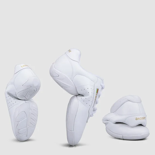 Competitive Aerobics Sports Shoes Woman Soft Bottom Cheerleading Sneakers Shoes Training Square Dance Shoes Fitness Women Shoes