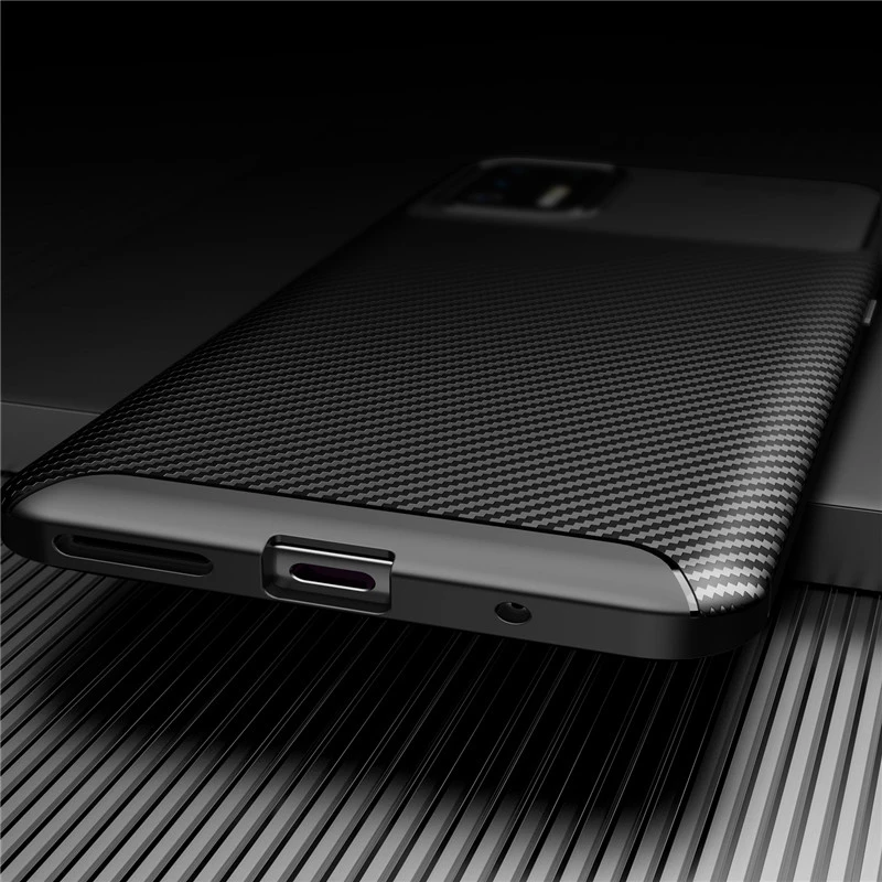 for motorola moto g9 plus case bumper silicon slim carbon fiber anti knock case for moto g9 plus cover for motorola g9 plus 6 81 free global shipping