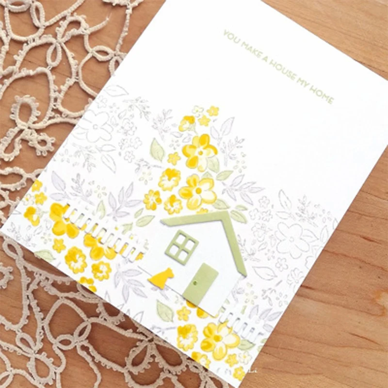 

New Dies For 2020 Small house combination Metal Cutting Dies Embossing Scrapbooking Stencil Craft Cut Dies For DIY Card Handmade