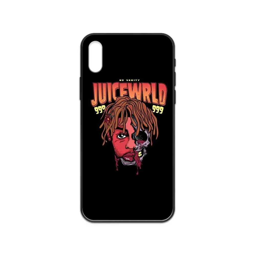 Q16 сок WRLD Рэппер ТПУ Etui черный чехол для телефона Корпус iphone 4 4s 5 5S SE 5C 6 6S 7 8 plus X XS XR 11