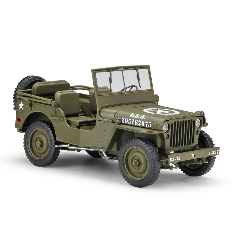 Модель автомобиля Welly 1: 18 Jeep 1941 Willys MB из сплава коллекционная Подарочная