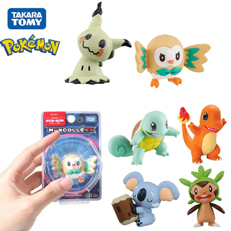 Оригинальная Takara tomy 4 6 см фигурки покемонов Пикачу аниме фигурка куклы