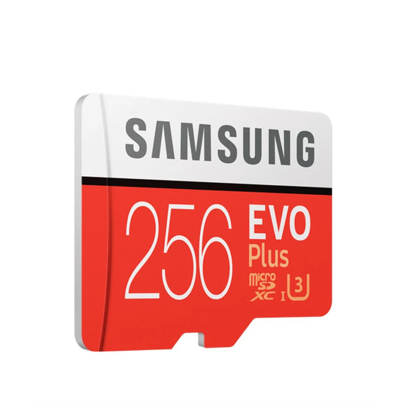 100% Оригинал SAMSUNG EVO Plus Microsd карта 256 ГБ 128 Гб 64 100 МБ/с./с класс 10 U3 U1 Micro SD памяти TF Tran