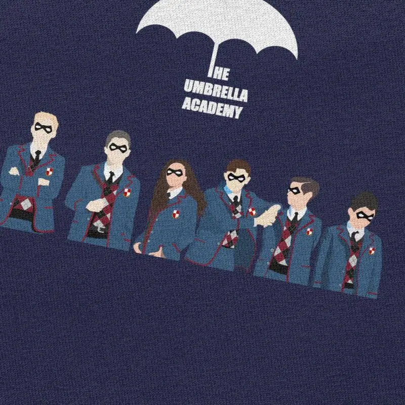 Мужская футболка с принтом зонтика Академии группы хлопковые футболки коротким