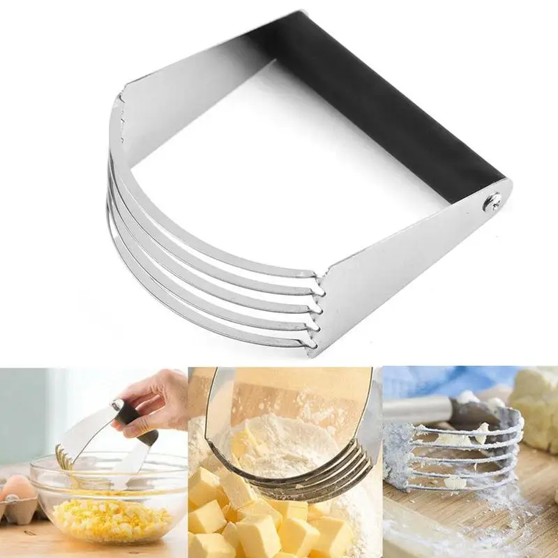

Stainless Steel Pastry Mixer Butter Flour Manual Dough Blender Kitchen Accessories Creamer Baking Tools