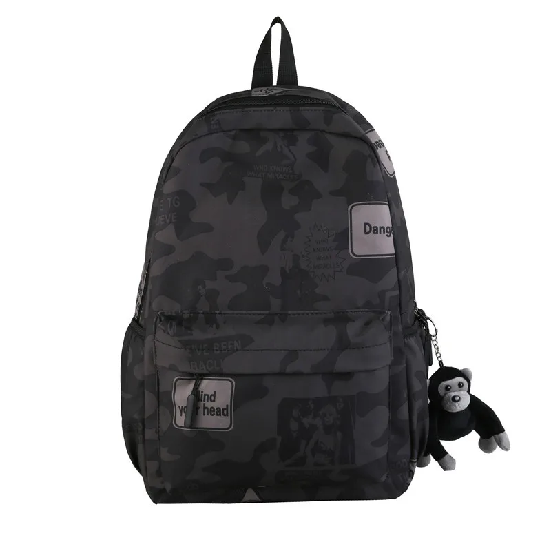 

Men's and Women's Junior, High School and College Students' Schoolbags, Cool Casual Sports Backpacks, Large-capacity Backpacks