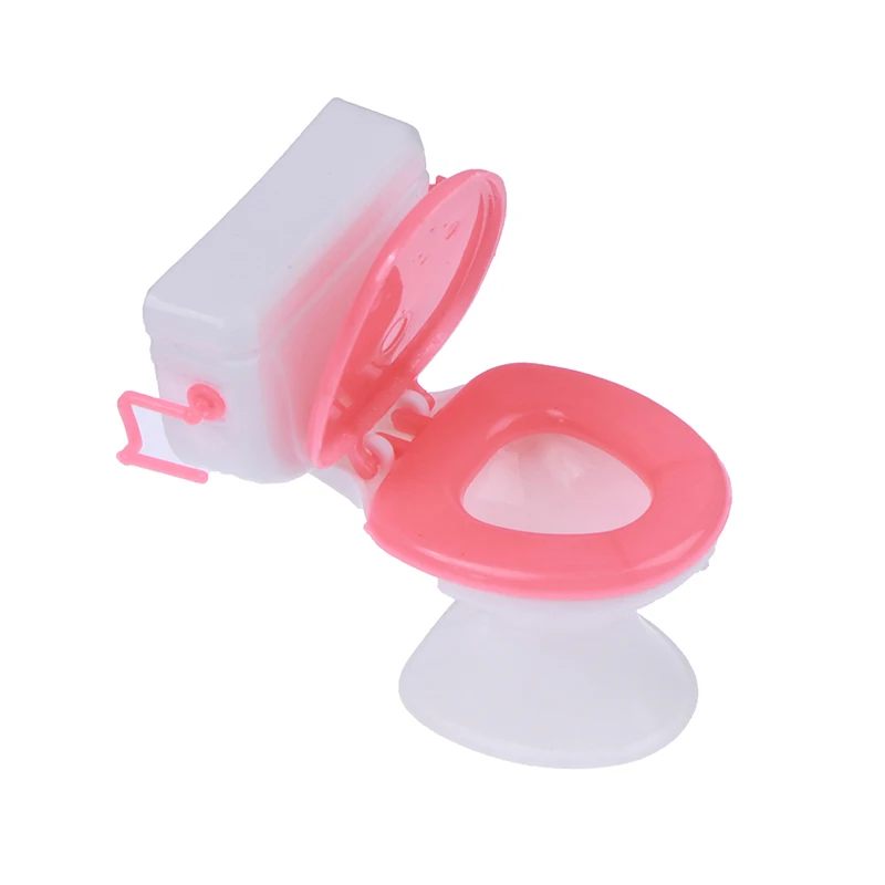 

1 шт. Винтаж кукольная мебель Ванная комната моделирование кукольный Туалет дом Миниатюрные Детские ролевые игры игрушки мягкого плюша; Акс...