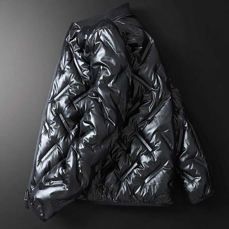 Мужская водонепроницаемая куртка BATMO зимняя на 80% белом утином пуху большие