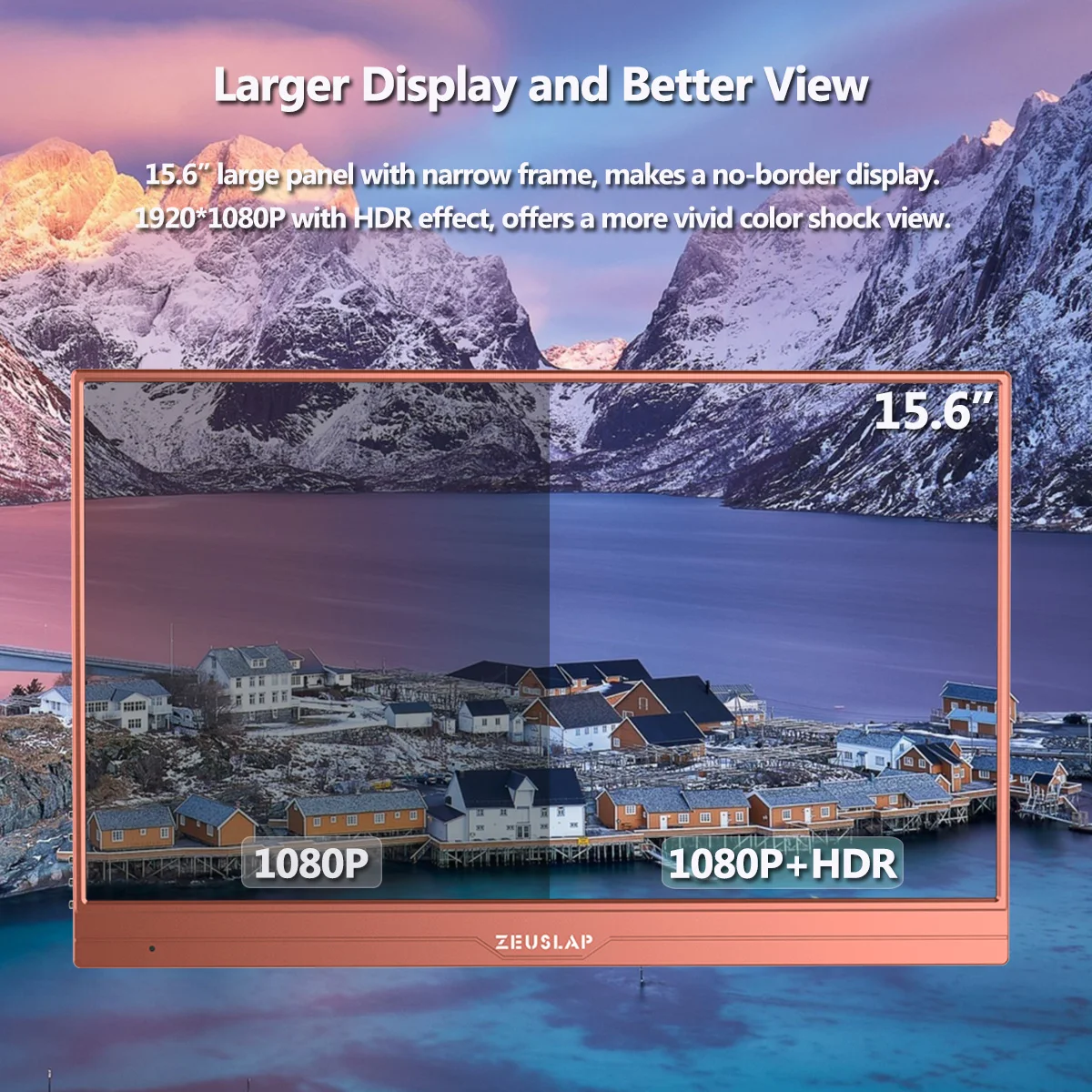 15 6-дюймовый fhd 1080p сенсорный портативный монитор usb c type hdmi-совместимый для