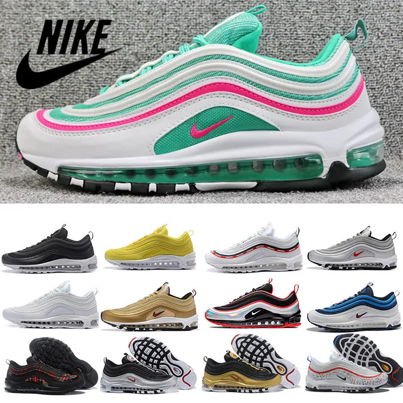 

Original air max 97 men's outdoor sports shoes absorption shock quality BV666666-106.
