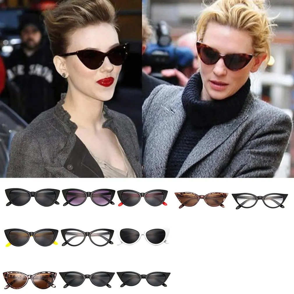 2020 New Cat Eye Glasses Ladies Sunglasses Retro Sexy Fashion Brand Multi-style Gafas de sol Chic Sunscreen | Аксессуары для