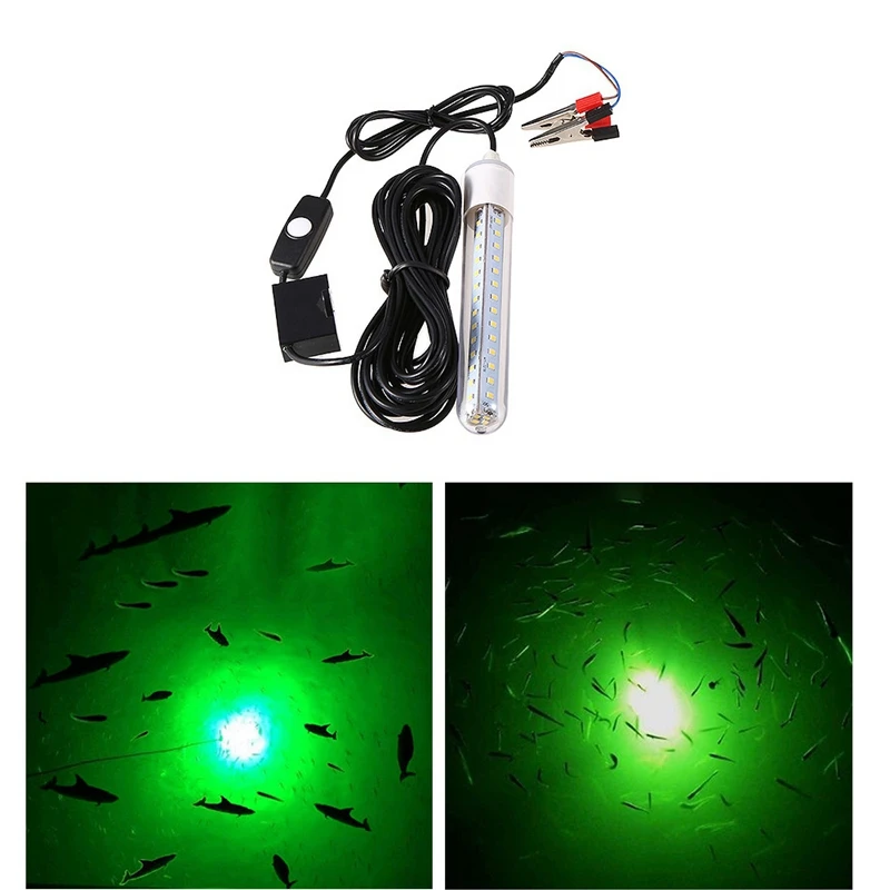 12V 8W подводный ночной рыболовный светильник лампа 90 Led привлекающий рыбный