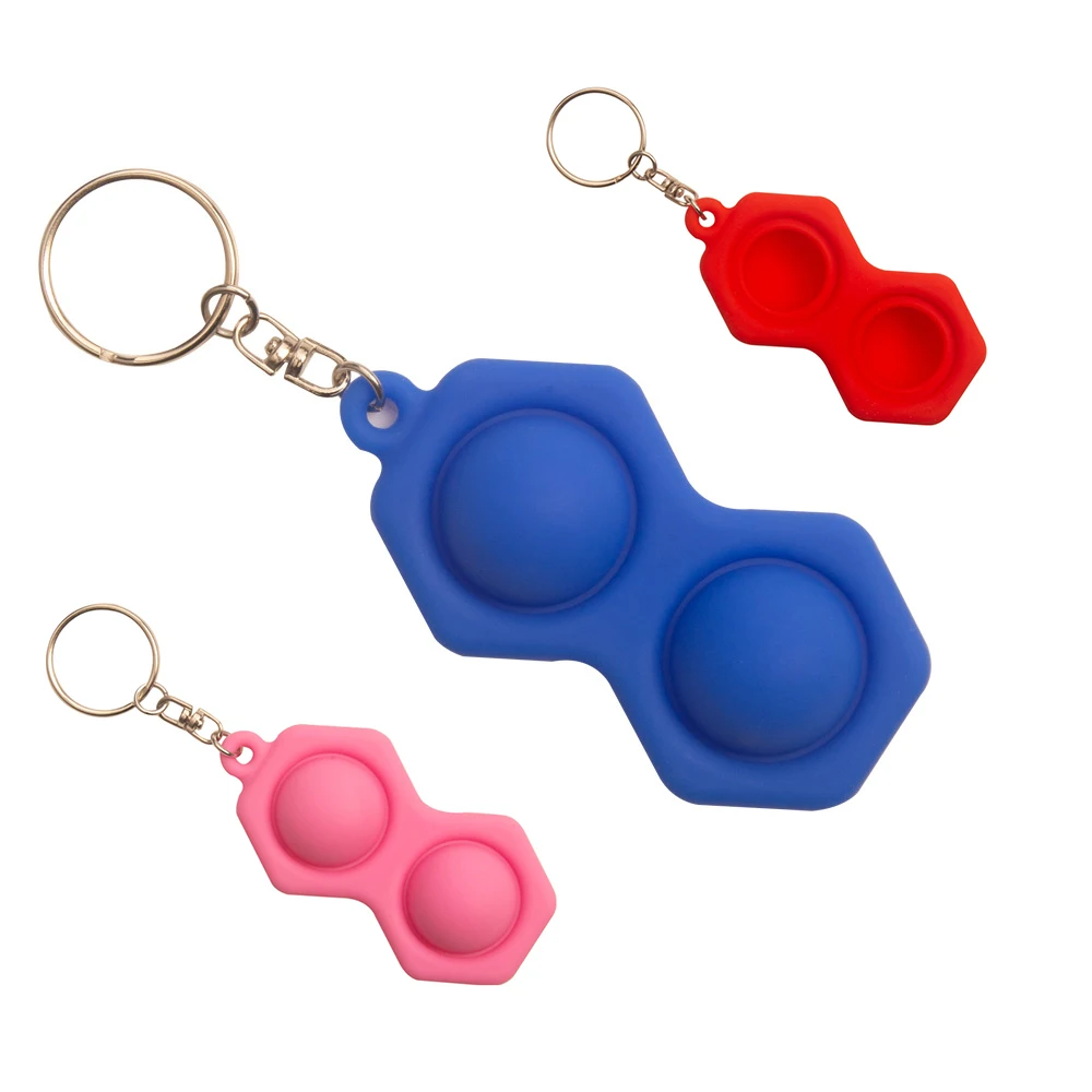 

Fidget Toy Hexagonal Dimple Decompression Toy Child Adult Early Educational Education Autism Decompression Toy Dimple Keychain