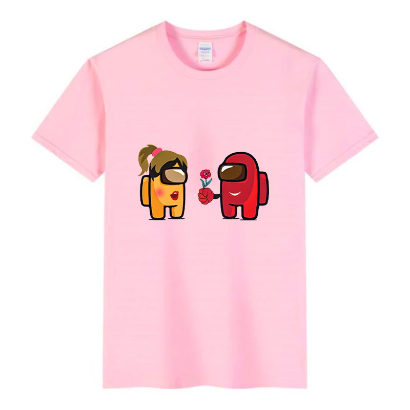 

Global Popular video game Among kids Us Toddler T-shirt for boys girls Couples print O-Collar short-sleeved street fashion Top