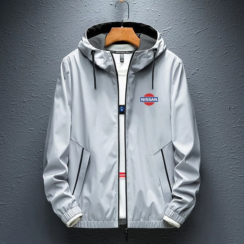 

Men's Hoodies Brand Nissan Hooded Long Sleeve Solid Color Hoodie Men Hoodies Outerwear Sweat Coat Casual Harajuku Sportswear
