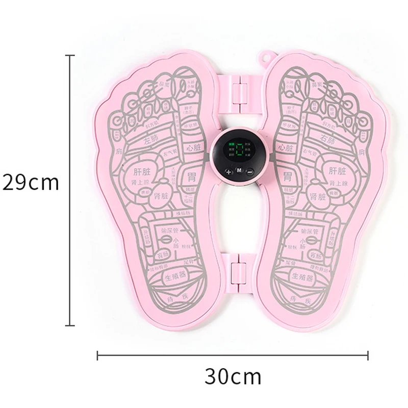 

New Electric Pulse Foot Massager All-round Stickers Feet Pad Six Modes Micro Current For Acupoint Stimulation Muscle Relaxation