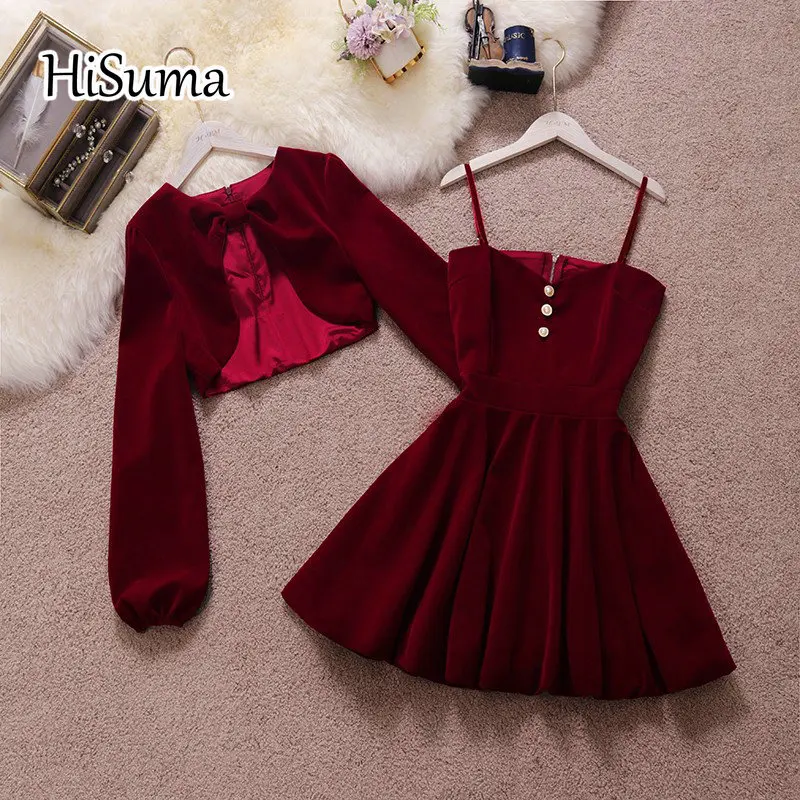 Женский костюм из двух предметов короткая блузка с круглым вырезом и пышными