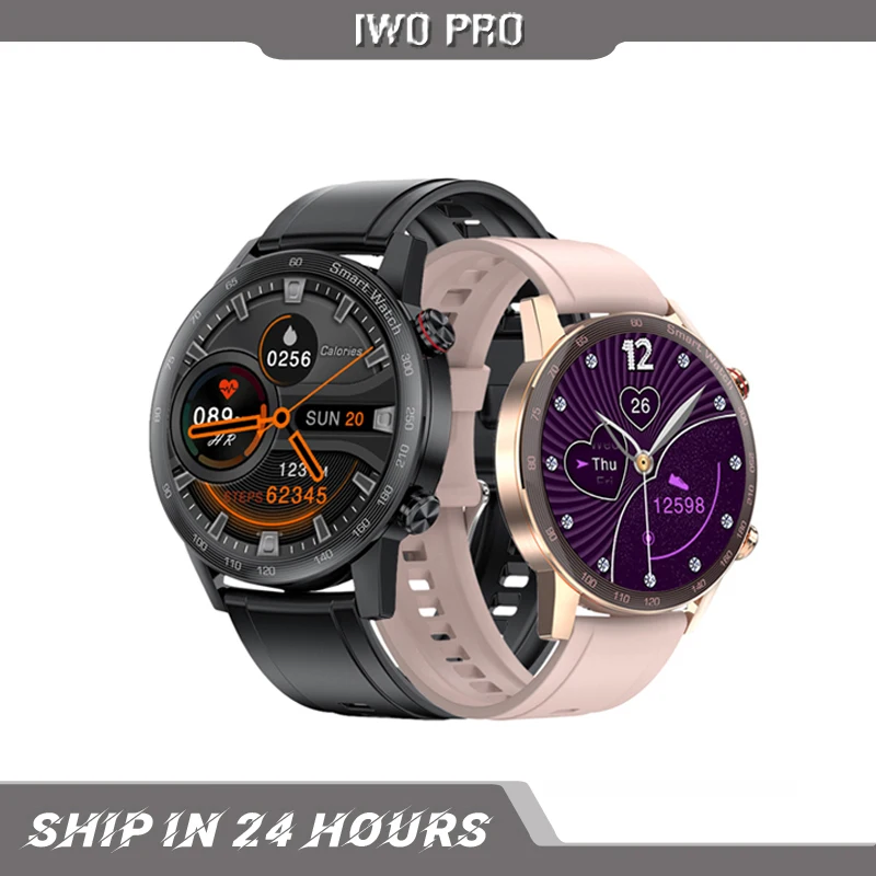 

IWO PRO 2021 AK25 женские умные часы мужские часы Bluetooth звонки MP3-плеер 1,28 дюймов HD Full Touch IP68 Водонепроницаемый фитнес-трекер