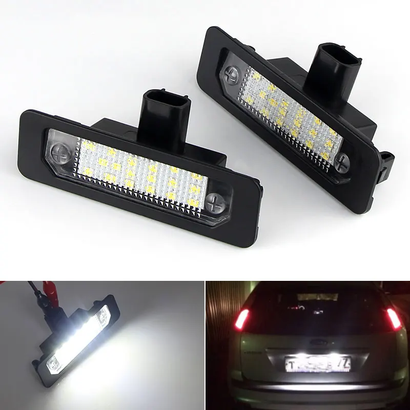 

2 шт. яркий белый светодиодный номерной знак для Ford Mustang 2010-2014 Focus Taurus Flex Fusion Mercury Соболь 2008 Милан