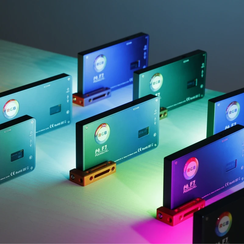 Falcon Eyes 12W RGB светодиодный карманный мини светильник для камеры с режимом