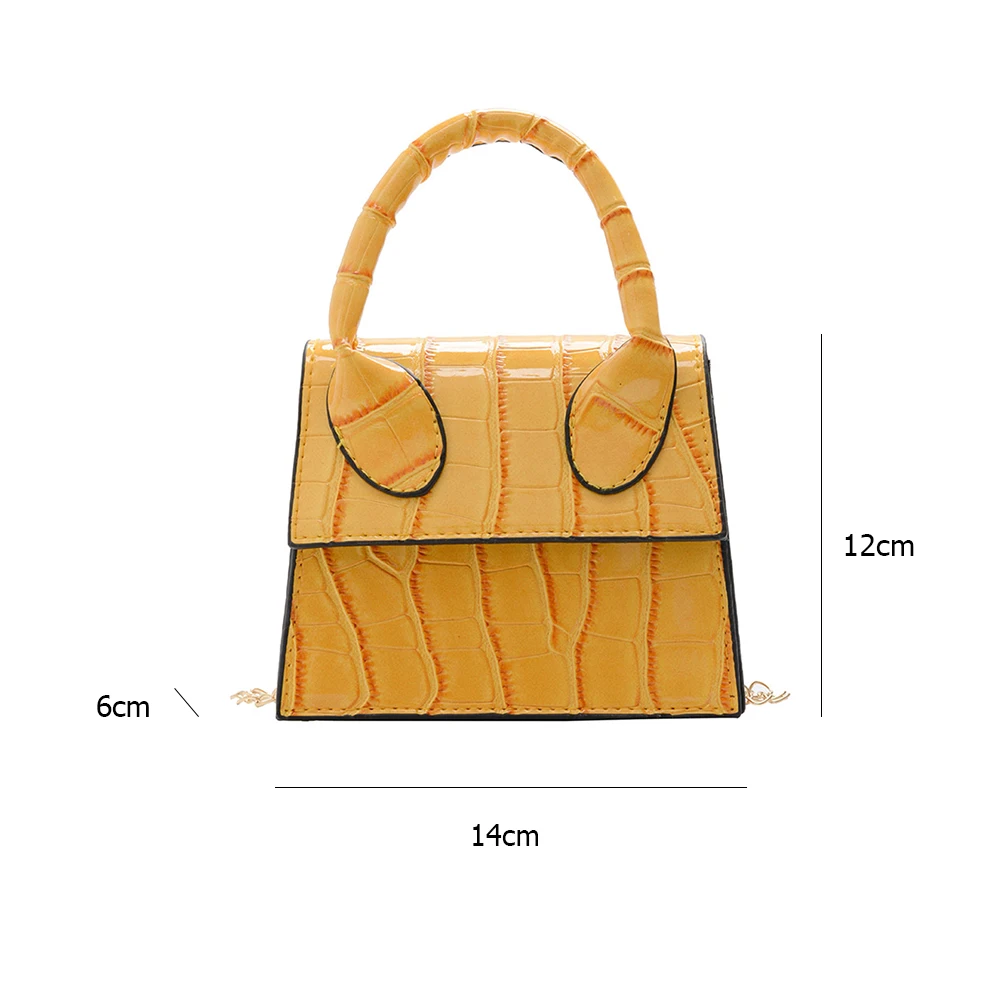 Модные дамские сумочки из искусственной кожи аллигатора на цепочке тоут