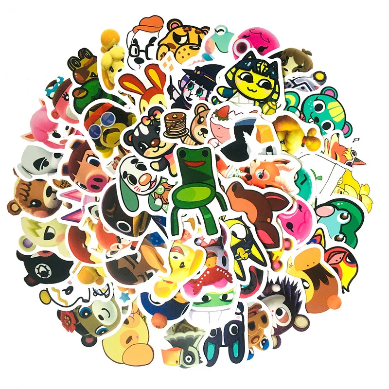 

100 шт. наклейки из игры с животными скейтборд холодильник гитара ноутбук мотоцикл дорожный Багаж классическая игрушка стикер для ребенка по...
