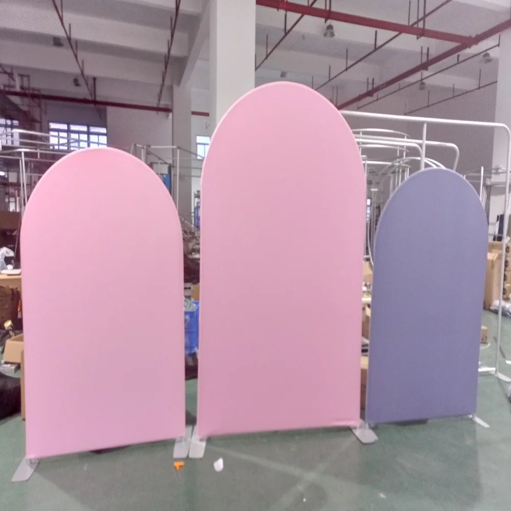 Arcos de boda de tubos de hierro en forma de n, soportes de flores de metal para boda, accesorios de fondo de flores artificiales, decoraciones de arco Bac, 1 juego = 3 piezas-5