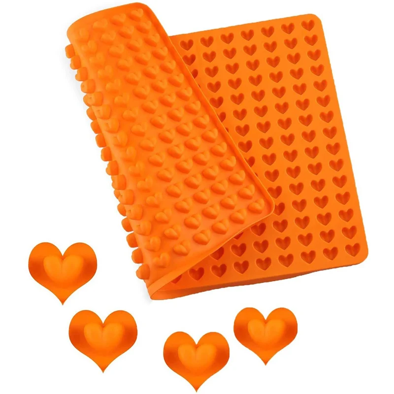 Силиконовая форма для выпечки Zollor с сердечками антипригарные коврики формы