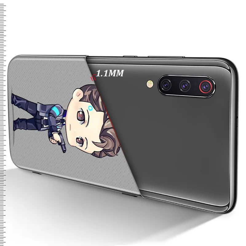 

Detroit Become Human RK800 Connor For Xiaomi Mi 10T Note 10 Ultra Play Mix3 CC9e 9T 9 8 A3 Lite 5G Pro Ultra Phone Case
