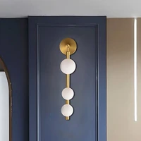 goldblack metal wall mirror vanity light g9 lighting decorative wall sconces light for corridor bathroom tv background