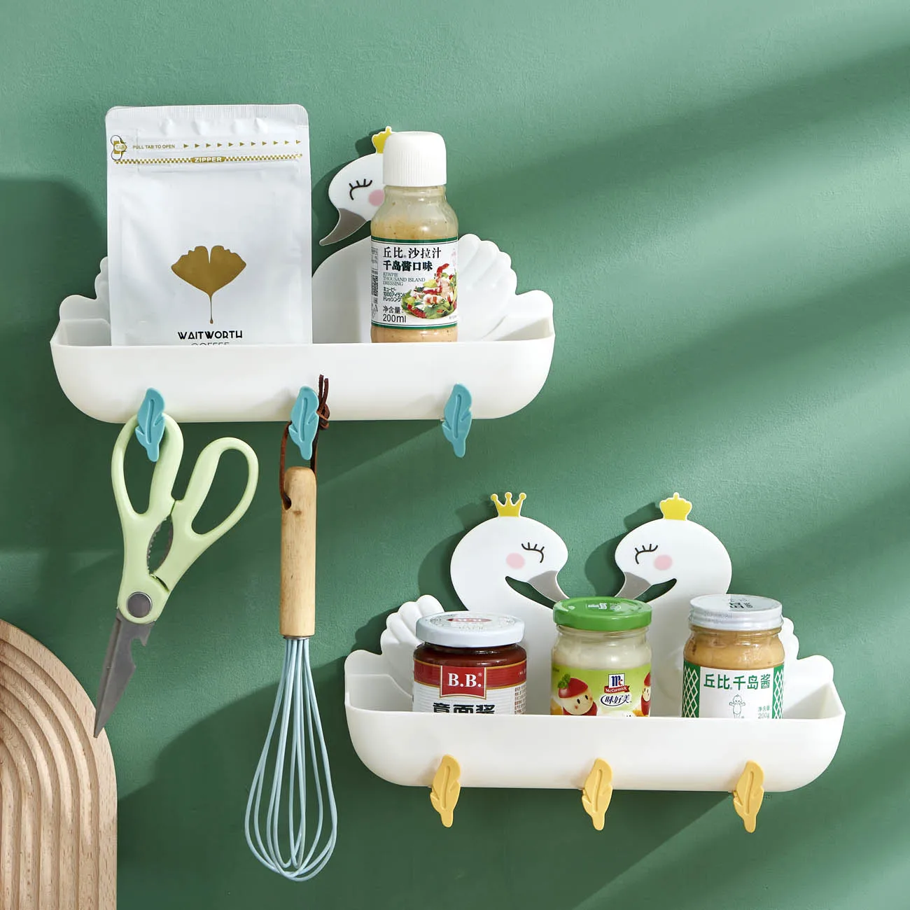 

Стеллаж для туалета, настенный стеллаж для хранения средств по уходу за кожей с крючками, не стандартный стеллаж для ванной комнаты