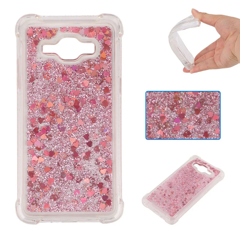 Милый чехол с сияющими блестками для Samsung Galaxy J3 J36 Bling Блестящий бампер SM-J320F/DS SM-J320H/DS SM-J320FN SM J300H J300F