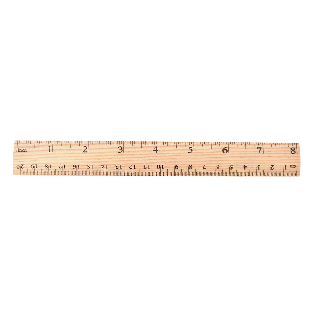 

15/20/30 см деревянная линейка, обучение и канцелярских принадлежностей линейка метрических правило точность Двусторонняя измерительный инст...