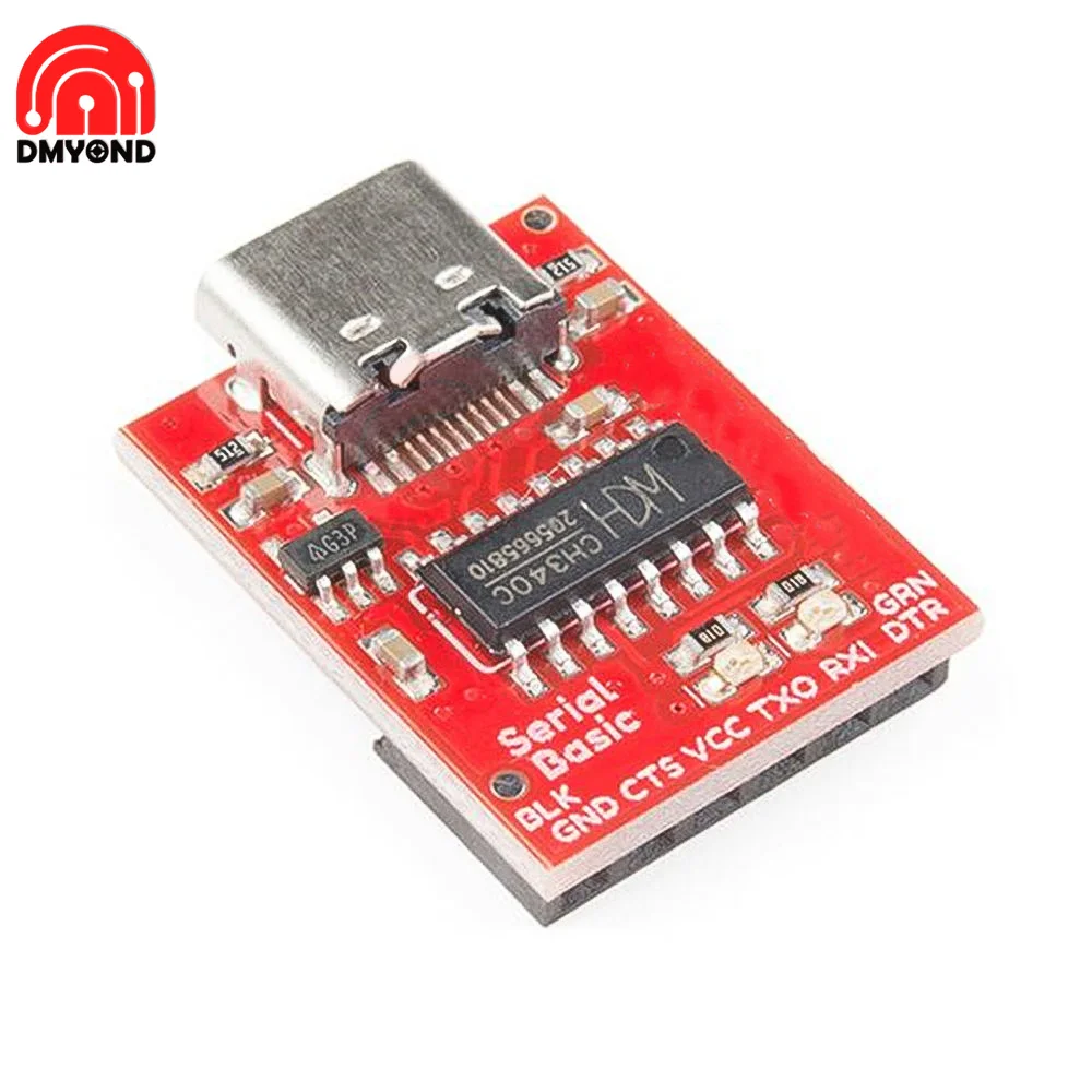 Модуль CH340C с последовательным портом usb-ttl поддержка порта STC MCU 2 индикаторами |