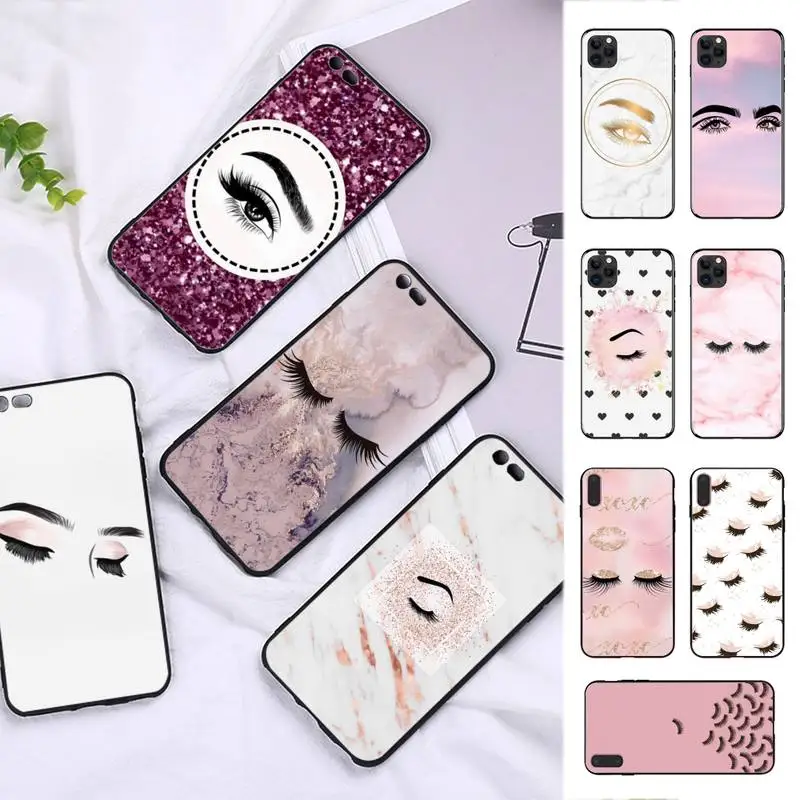 

Eyelash Makeup Lip Phone Case for iphone 13 8 7 6 6S Plus X 5S SE 2020 XR 11 12 pro XS MAX