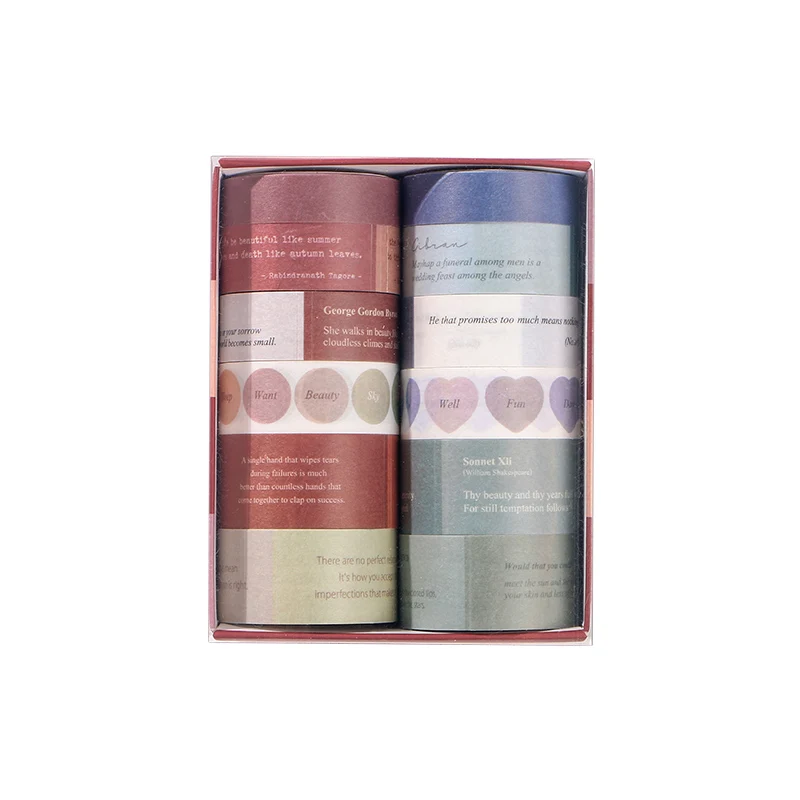 

Mr.Paper 4 Designs 12 Rolls/set Beautiful is Happening Series Ins Style Creative Hand Account DIY Collage Decor Material Tapes