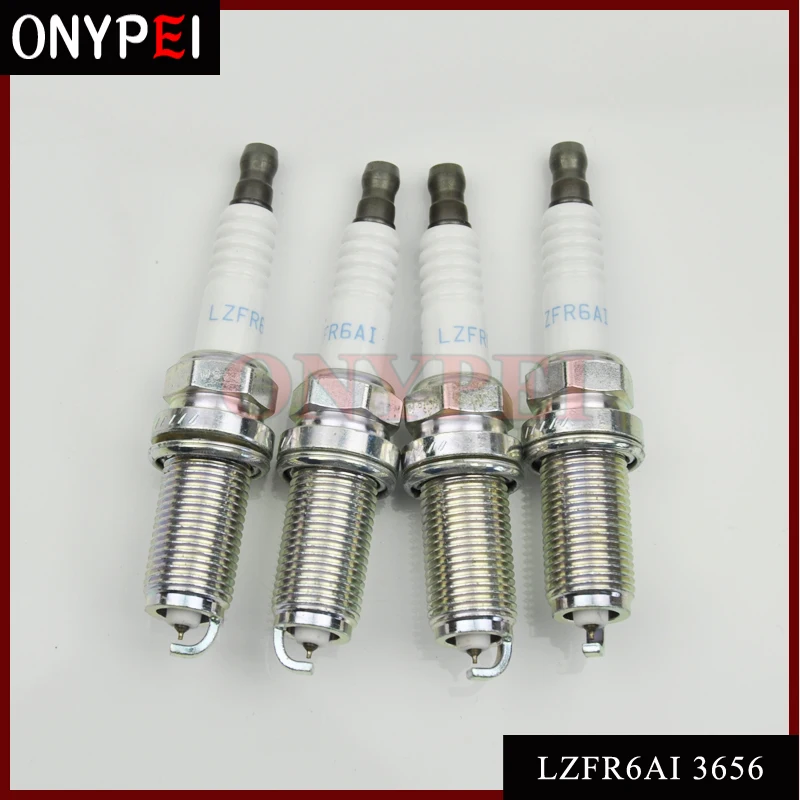 4 шт./лот иридиевая Свеча зажигания LZFR6AI 3656 для Mitsubishi Eclipse Galant OutLander 3656|Свечи и