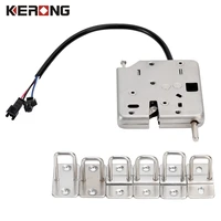kerong electric 12v solenoid bolt industrial cabinet door strike lock with open switch electronic control smart lock