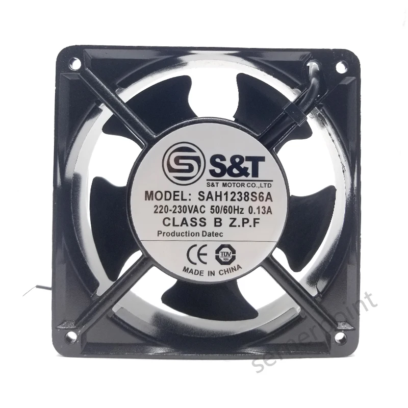 Оригинальные вентиляторы S & T 12038 220 В 0.13A SAH1238S6A 12 см/см для корпуса шкафа|Кулеры и