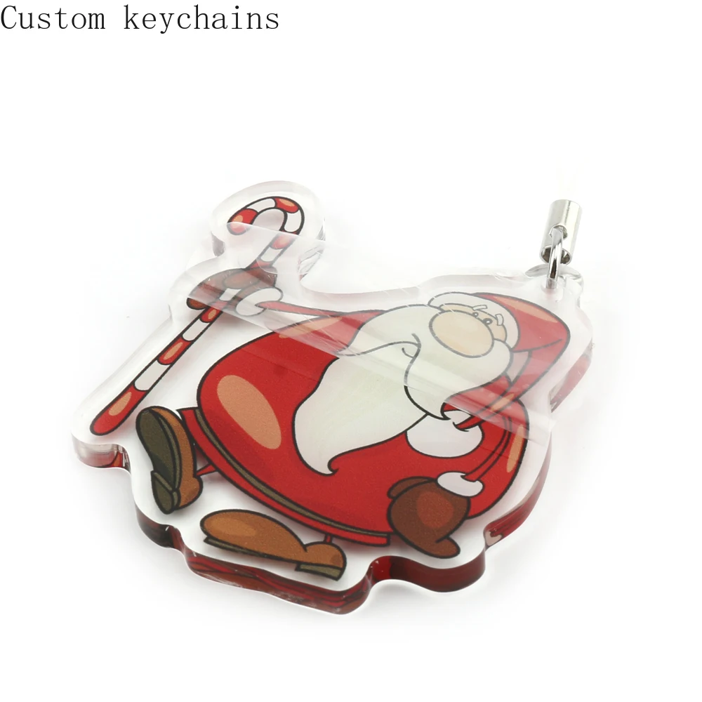 

10pcs Custom Cartoon Anime Double Side Printing Custom Acrylic Keychain