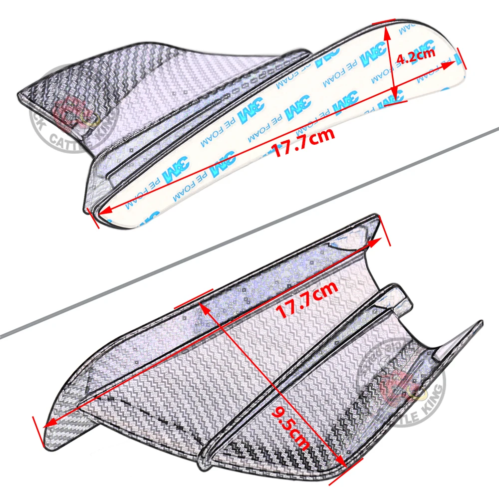 Мотоциклетный воздушный спойлер Winglet для Yamaha YZF R1 R1M RS1 R3 R6 R6S R25 R125 125R YZF600R YZF750R YBR125