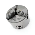 Патрон токарный K11-80, 3 кулачка, патрон для токарного станка с ручным управлением, с самоцентрирующимся металлическим зажимом, 1 комплект