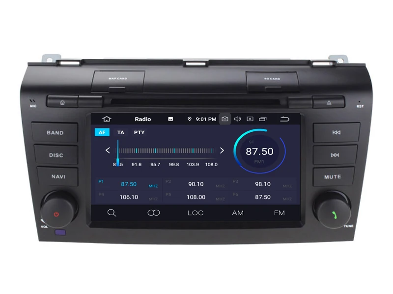 AVGOTOP Android 10 GPS автомобильный DVD-плеер мультимедийный для MAZDA 3 2003 2004 2005 2006 2007 2008 2009 RDS