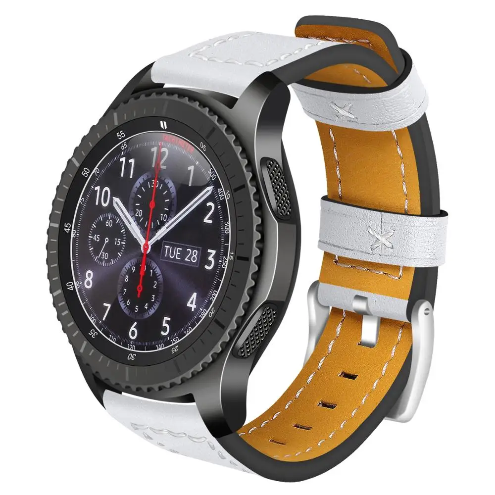 Ремешок из натуральной кожи для Samsung Gear S2/S3/S4|gear s2 classic|smart strapreplacement strap |