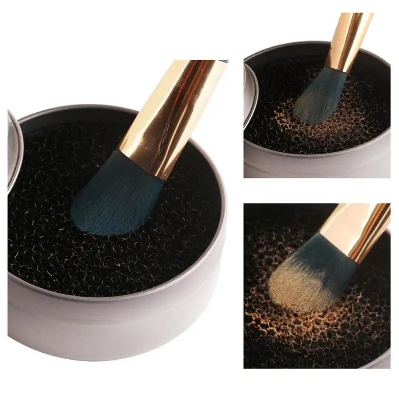 

MAANGE 1pc Makeup Brushes Cleaner Sponge Remover Color Off Make Up Brush Washing Cleaning Mat Box Beauty Tools Accessories New